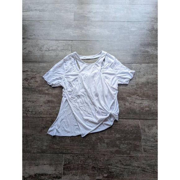 ALO YOGA Glide Short Sleeve T Shirt Cutout - Picture 3 of 7